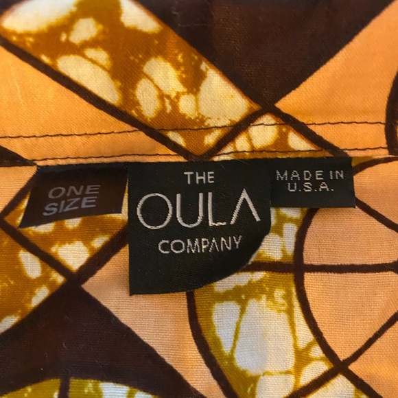 New The Oula Company Anywhere Printed A-Line Dress (25) - Picture 6 of 6